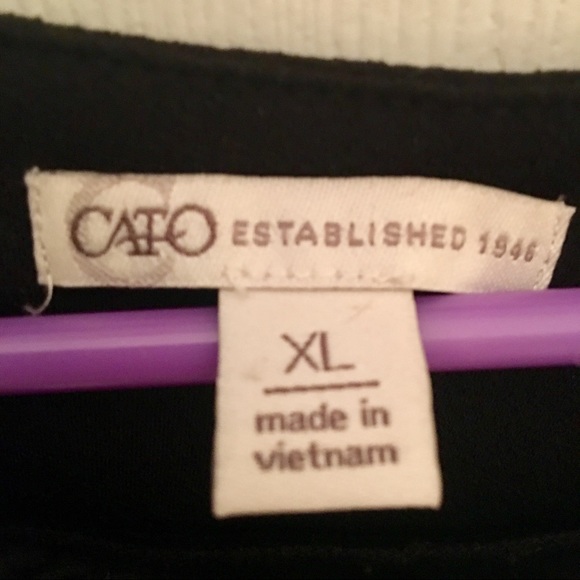 CATO ESTABLISHED 1946 WMNS L/XL LAYERED TOP. - Picture 4 of 5